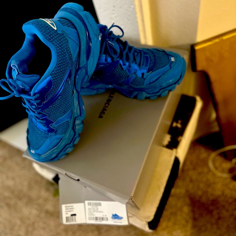 Blue Balenciaga tracks